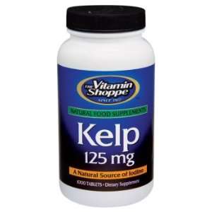 Vitamin Shoppe   Kelp, 125 mg, 1000 tablets