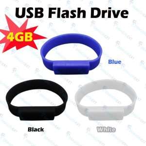  4GB Bracelet Wrist Band USB Drive Flash Memory Stick 