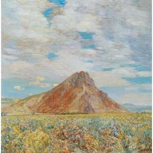   SPRINGS BUTTE BY CHILDE HASSAM CANVAS REPRODUCTION