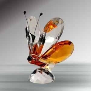  Artistik Kreations   Crystal Amber Butterfly Everything 