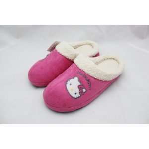 Hello Kitty Hot Pink Fur Lined Warm Mule Slippers Universal Size Up To 