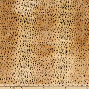 60 Wide Faux Fur Lynx Tan/Brown Fabric By The Yard Arts 
