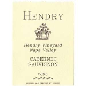  2007 Hendry Napa Cabernet Sauvignon 750ml Grocery 
