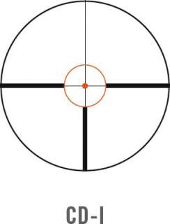 The scope comes with an illuminated CD I reticle for precise aiming in 