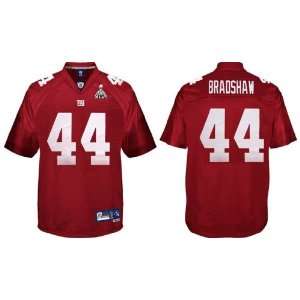  2012 Super Bowl Giants #44 Bradshaw red jerseys size 48 56 