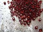 Seed Beads 6/0 Silver Lined Ruby Red Craft Bead Jewelry Finding Glass 