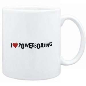 Mug White  Powerboating I LOVE Powerboating URBAN STYLE  Sports