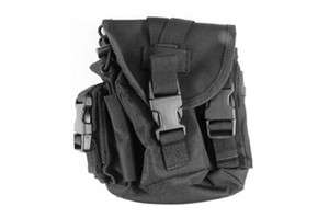 Diamond Tactical MOLLE Large Airsoft Utility Bag Pouch Black  