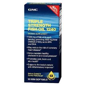  GNC Triple Strength Fish Oil 1240