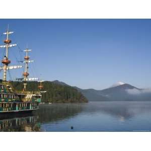  Mount Fuji and Pirate Ship, Lake Ashi (Ashiko), Hakone 