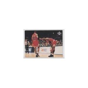 1994 Upper Deck Jordan Rare Air #20   Michael Jordan (Pippen with hand 