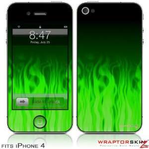  iPhone 4 Skin   Fire Green (DOES NOT fit newer iPhone 4S 