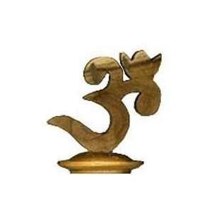   Incense Burners   OM Symbol, Large Teak   Sri Aurobindo Ashram Beauty