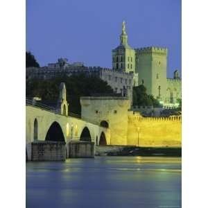  Palais Des Papes (Papal Palace) and River Rhone, Avignon 
