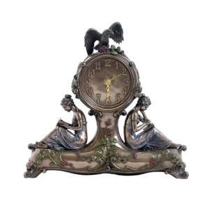  Clover Art Nouveau Clock