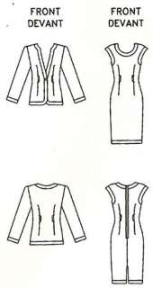 Vogue 8637 ~ Vintage DRESS & JACKET Pattern ~6~B 30 1/2  