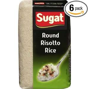   Round Risotto Rice (Kosher for Passover), 2 Pound Packages (Pack of 6