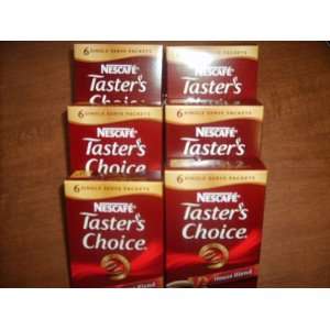 Tasters Choice House Blend 6 Single Serve Packets, Set of 6  