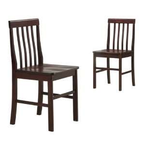   Dining Chairs   Espresso (Set of 2) by Walker Edison