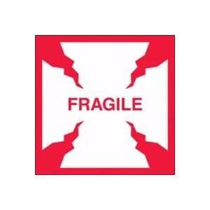  Shipping Labels FRAGILE 4 x 4 Roll of 500 Labels