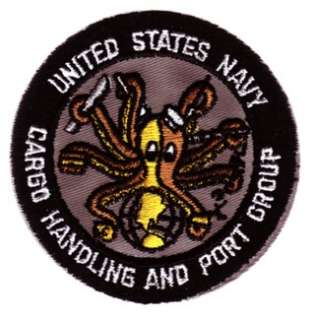 CARGO HANDLING AND PORT GROUP   NAVY PATCH  