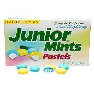 Junior Mints Pastels   Limited Edition   4 Oz. Box   (Five Boxes 