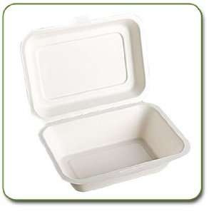  9 inch x 6 inch Biodegradable Hoagie Clamshell (Case of 