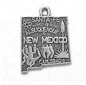 Sterling Silver USA State Charms   States N   W  