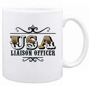  New  Usa Liaison Officer   Old Style  Mug Occupations 