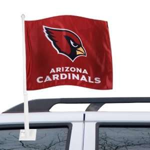 Arizona Cardinals Red Car Flag 
