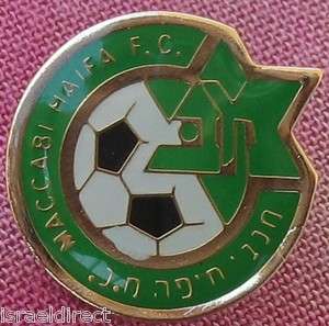 Maccabi Haifa FC football / soccer pin Israel fan club  