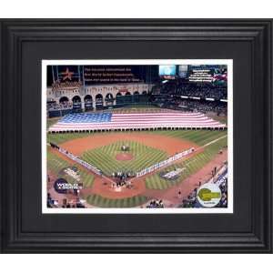  Houston Astros Minute Maid Park 2005 World Series Framed 