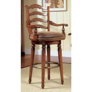  Waverly Place Ladderback Bar Stool in Cherry [Set of 2 