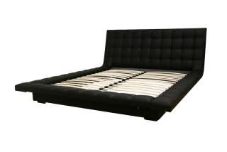 ModerN Cassia Queen platform contemporary BED BlacK  