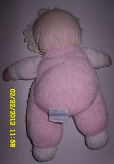 Eden Pink Terry Cloth Teddy Bear 10 Soft Baby Plush Toy Girl  