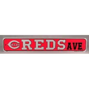 Cincinnati Reds Ave. Street Sign MLB Licensed Sports 