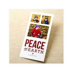  Red Star Peace On Earth Holiday Photo Card Everything 