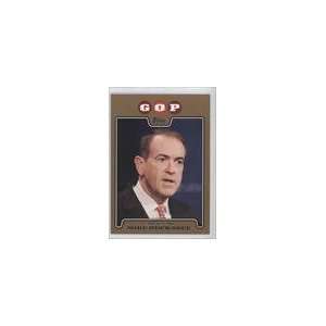   2008 Topps Campaign 2008 Gold #MH   Mike Huckabee Sports Collectibles