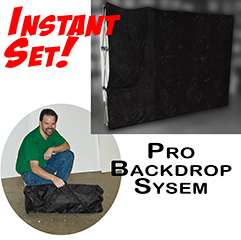 PRO BACKDROP SYSTEM Instant Pop Up Magic Spider Show  