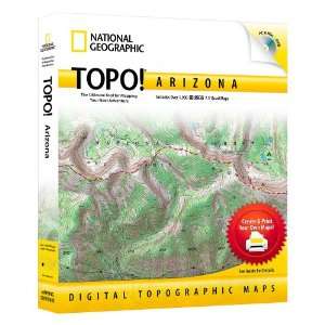  National Geographic TOPO Arizona Software