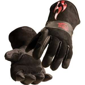  Bsx Bs50 Small Vulcan Mig Stick Red Flame Weld Gloves 