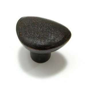 Country style expression   1 13/32 long contoured knob in hammered co