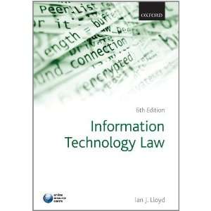    Information Technology Law [Paperback] Ian J. Lloyd Books