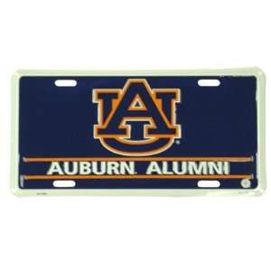 Auburn Tigers Car Tag/Met/Au/Aub Alumni 