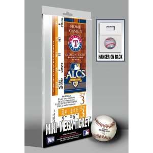    2010 ALCS Mini Mega Ticket   Texas Rangers