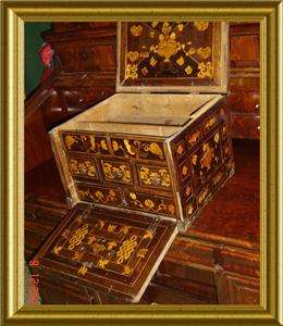 ANTIQUE 1700 Renaisance Bargueño Desk,Trunk Chest RARE  