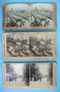 GERMANY THEME 7 VINTAGE STEREOVIEW CARDS #923  