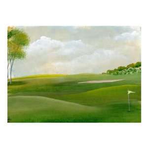  Golf Course Giclee Poster Print by Najah Clemmons, 16x20 
