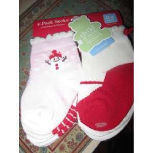 Child of Minew From the Maker of Carters 4 pack Christmas Socks (0 6 