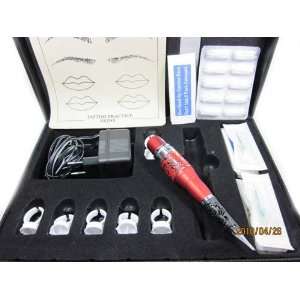  Permanent Makeup Kit With Red Dragon Machine Pen Beauty